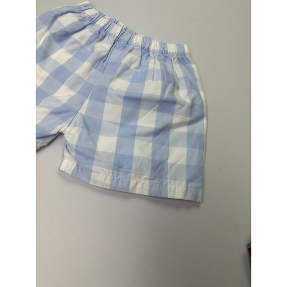 Boys Poppy Kids Co Checked Shorts Size 18 months - Picture 4 of 4